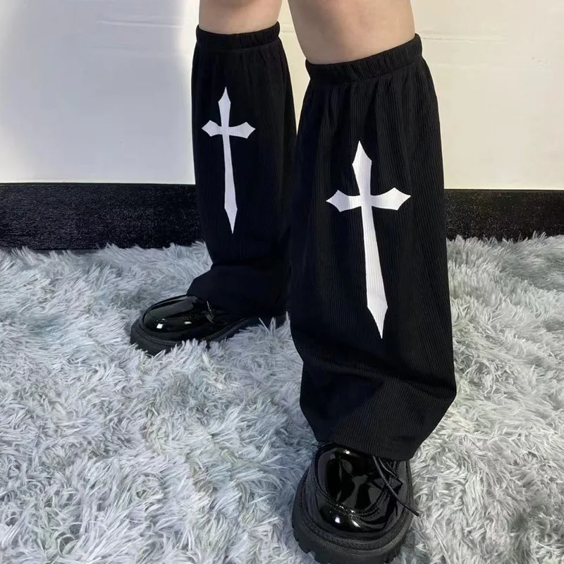 

New Fashion Lolita Trend Foot Cover Street Cross Cool Socks School Gothic Style Thin Trend Socks JK Leg Warmer Socks