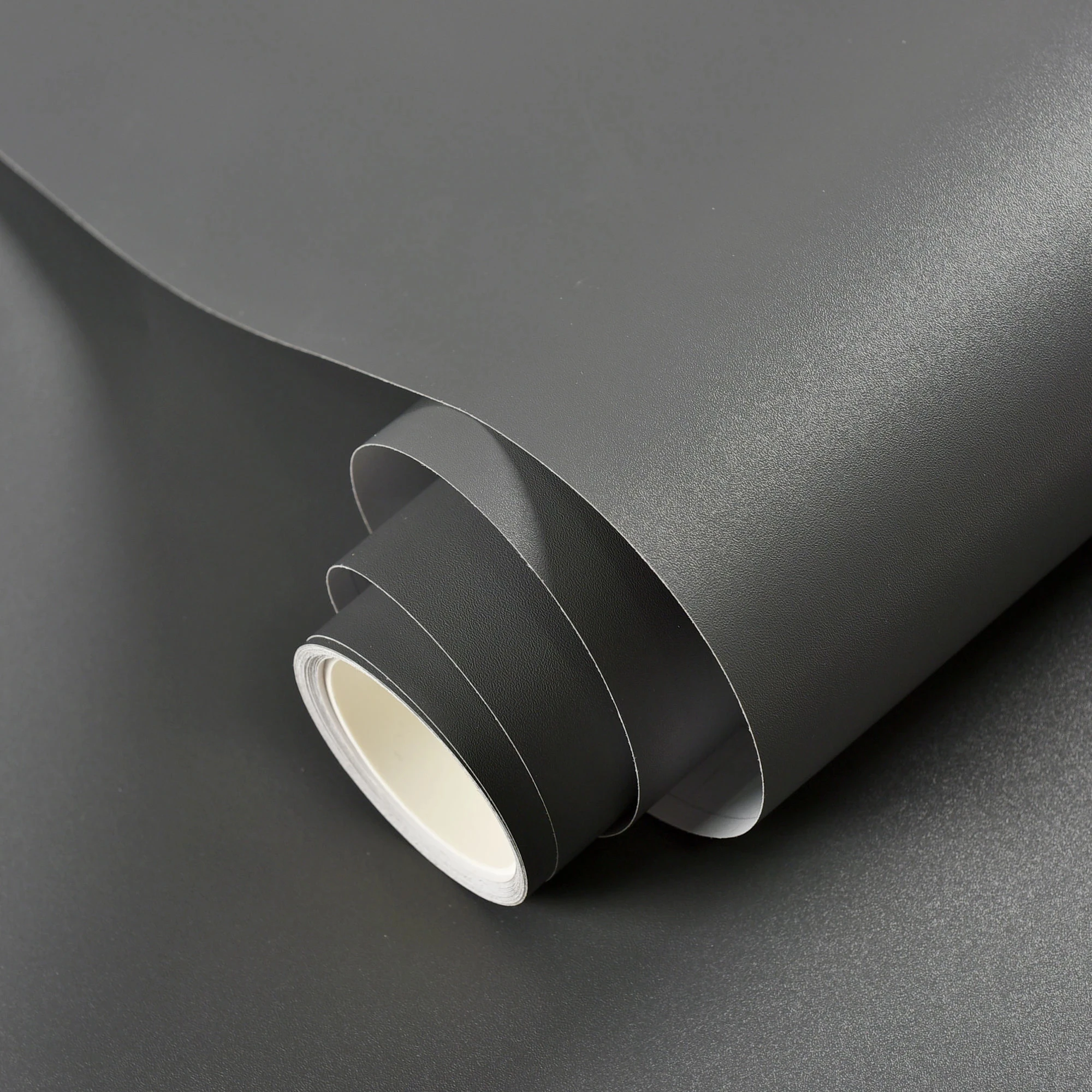 

Matte Dark Gray Wallpaper Peel and Stick Decor Wallpaper PVC Self Adhesive Waterproof Wall Sticker Home Decor Paper