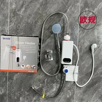 4500W plus récent chauffe-eau chauffe-eau instantané sans réservoir robinet instantané cuisine grue d'eau chaude LED numérique prise ue 5