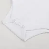 3/8PCS/LOT Long Sleeved Baby Bodysuits 100% Cotton Solid White Newborn Baby Boy Girl Rompers Infant Jumpsuit Ropa 0-12Month 6
