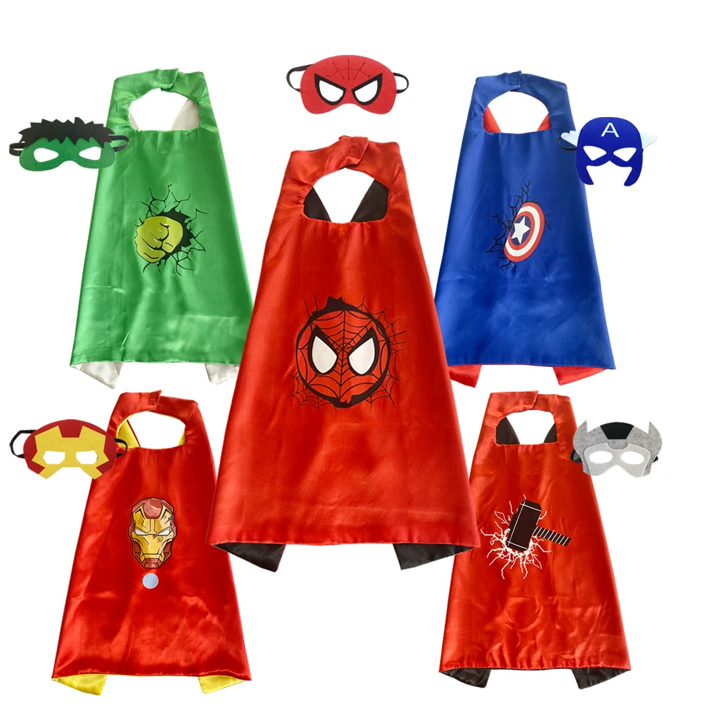 

Boys Halloween Cosplay Costume Superhero Capes for Kids Birthday Party Gifts