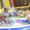 Children's luminescent silicone water ball outdoor water play toy Summer water battle interactive game Color random 4