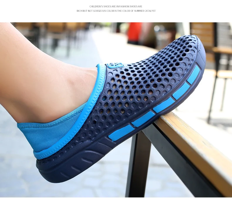 Herren Sommer Schaumstoff Clogs Leichte Freizeitschuhe Für Garten_voghion.com