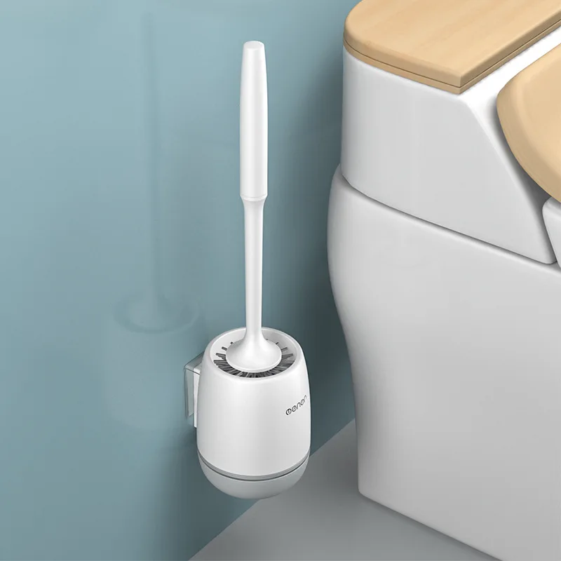 MENGNI-Silicone Toilet Brush Cleaner Brush Wall Floor Bathtubs And Accessories thumbnail 3