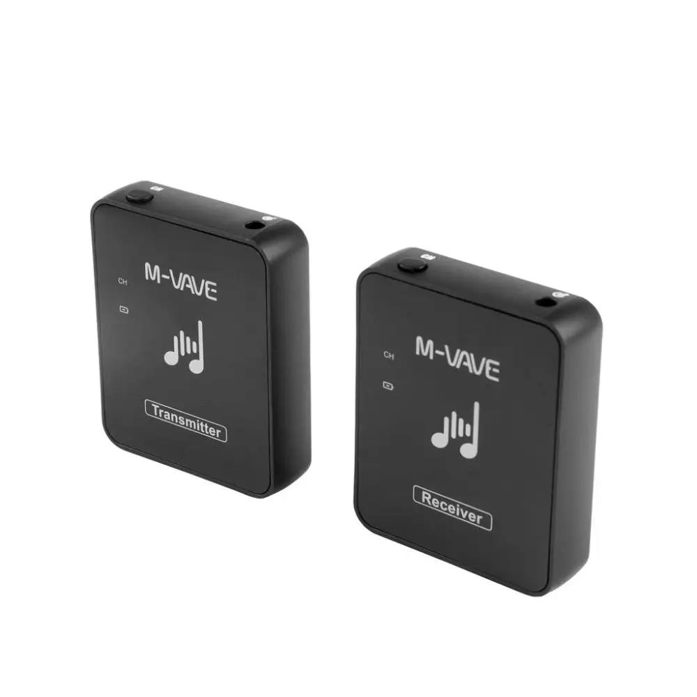 M-VAVE Wireless In-Ear Monitor System - 2.4GHz Transmitter & Receiver Set For Musicians