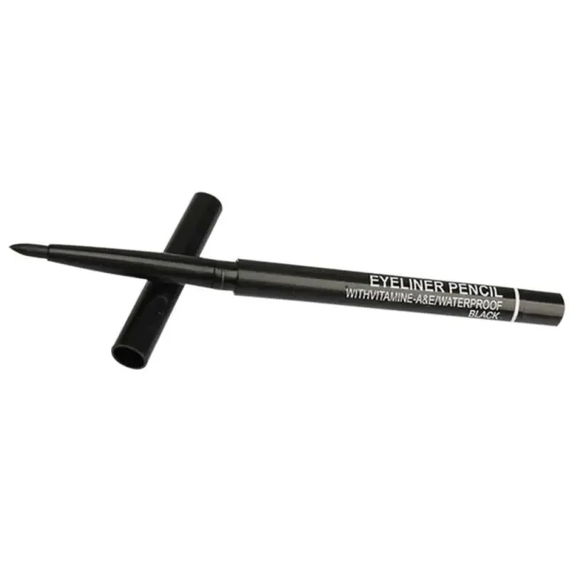 Eyeliner Pencil 1/3pcs Women's Makeup Rotary Retractable Eyeliner Pencil Waterproof Black Brown Eye Liner Pen