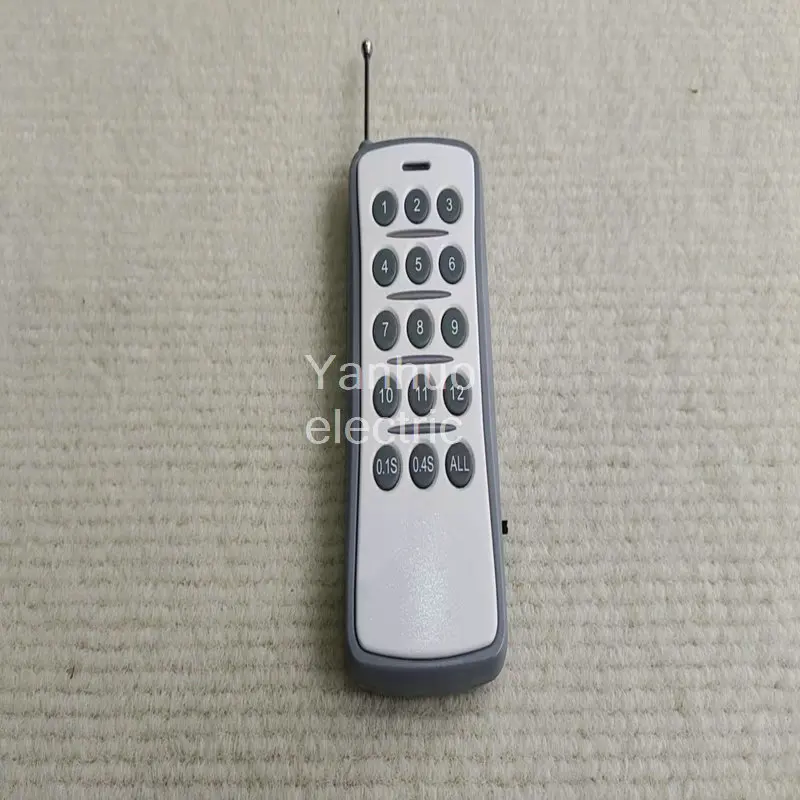 LED 기계 무선 원격 콘트론 433mhz CE FCC DMX 무대 링트 2024, 새로운 스타일의 결혼 선물 발사 시스템, 12 큐