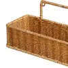 Weaving Wall Hanging Basket Decorative Basket Container No Perforating Fruit Sundries Organizer for Living Room 5
