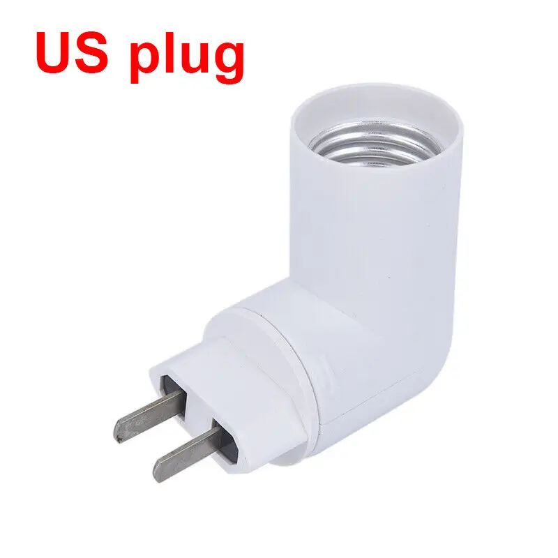 Lamp Holder Lamp Bulb Holder Socket Converter Lamp Base Lamp Socket Adapter Adjustable E27 Lamp Bulb Bases Socket Adapter Plug Holder 360 Degrees Adaptor Converter 100-230V Lighting Light for Home Room