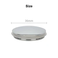 36mm Tap Pop-Up Basin Waste Chrome Sink Push Button Click Clack Plug Bolt For Bathroom Basin Sink Bathtub  Bathroom Accessories 2