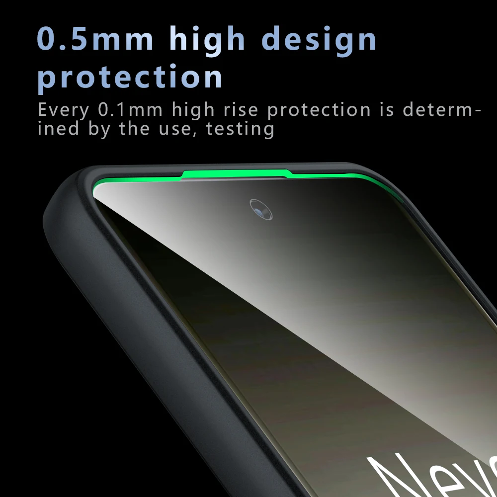 Luxury Skin Feel Matte Shockproof Phone Case with Translucent Back Cover