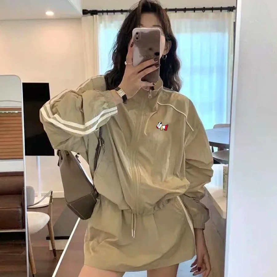 2026 여성 골프 스포츠 정장 캐주얼 선 스크린 짧은 재킷 여름 얇은 느슨한 패..