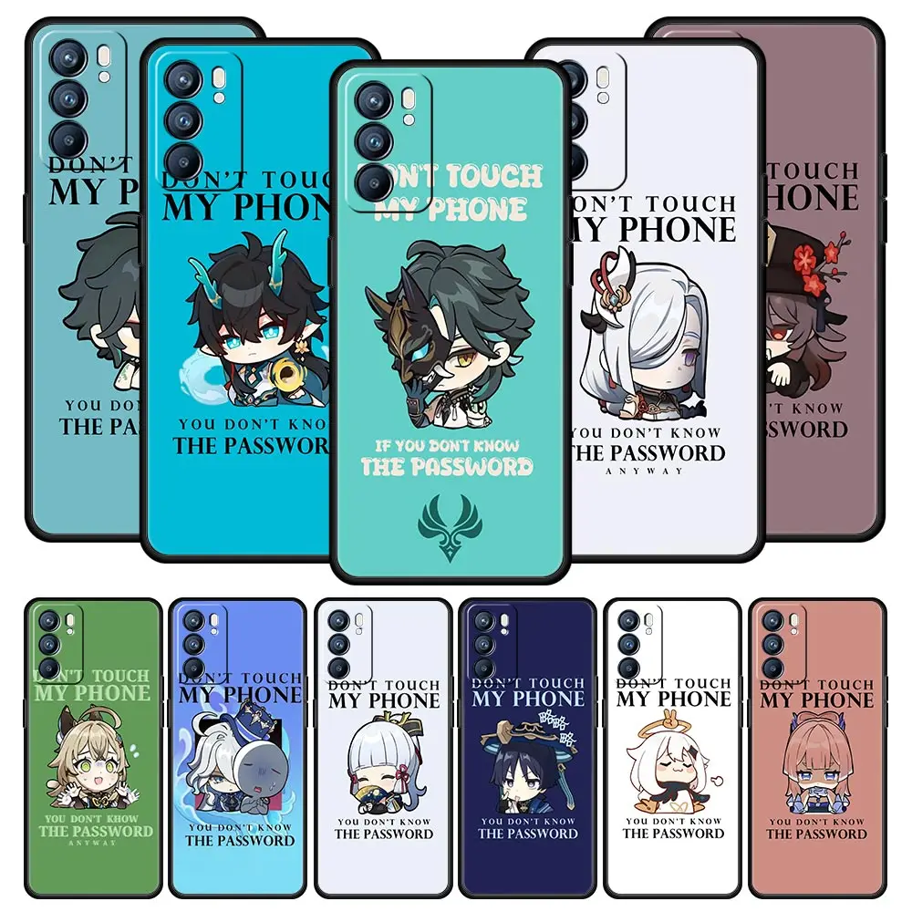 Kawaii Cartoon Genshin Impact Phone Case Cover