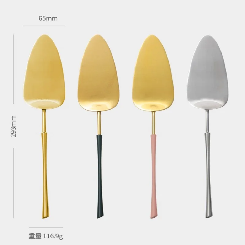 304 Stainless steel Cake Spatula Pizza Shovel Baking tools Kitchen Tools Wedding Cake Serve Baroque Party Decorating