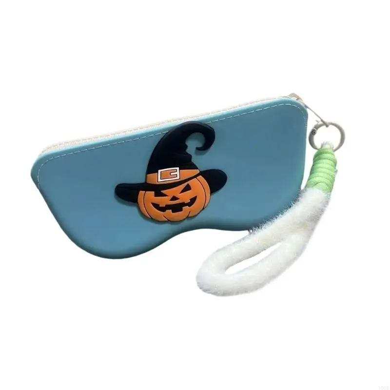 Flexibler schützender Brillenetui aus Silikon mit Halloween-Motiv-Design, tragbarer Brillenhalter für den täglichen Gebrauch auf – Detail 8