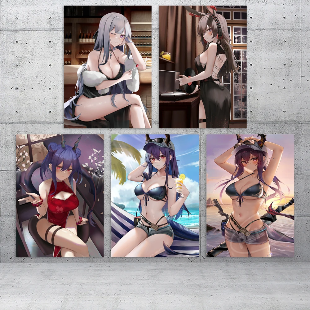 

Wall Art Arknights Home Decor Mudrock Canvas Viviana Droste Print Painting Game Poster Schwarz Living Room Modular Gift Pictures