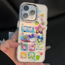 Cute Cartoon Role Tamagotchi Dog Transparent Soft Silicone Phone Case - Pixel 9A 5G (LYK - LY30K2503v1)