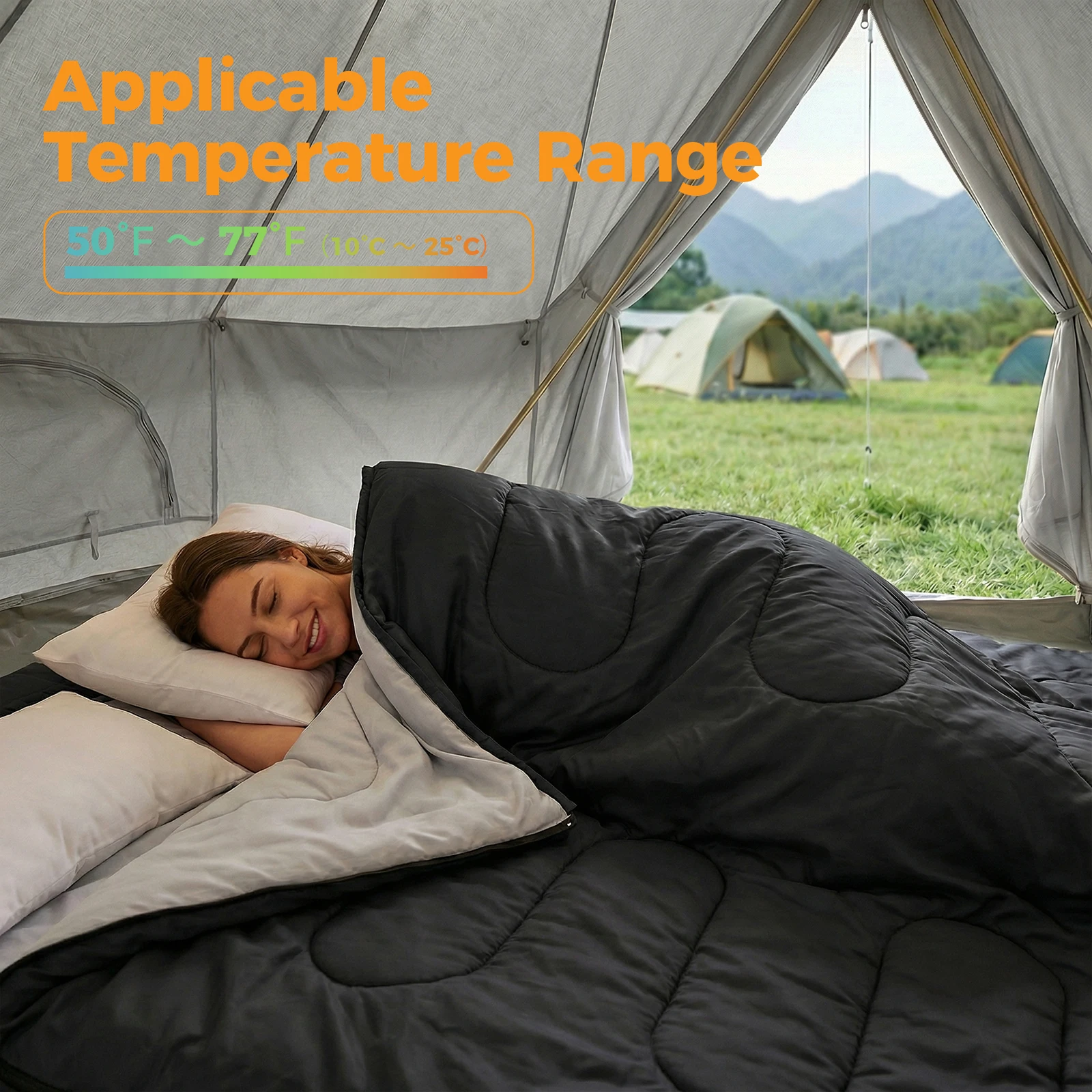 Double Camping Sleeping Bag 6