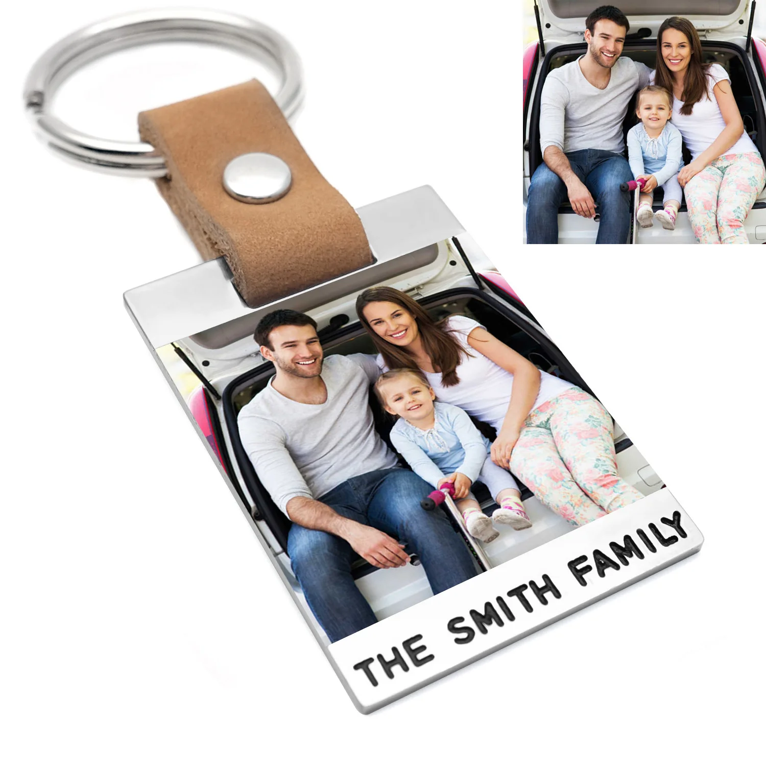 Personalized Photo Keychain Customized Baby Child Dad Mom Brothers Sisters Family Photo Keyring Custom Key Chain Birthday Gift private order personality mother s bracelet picture customization baby child dad mom brothers sisters handmade family photo