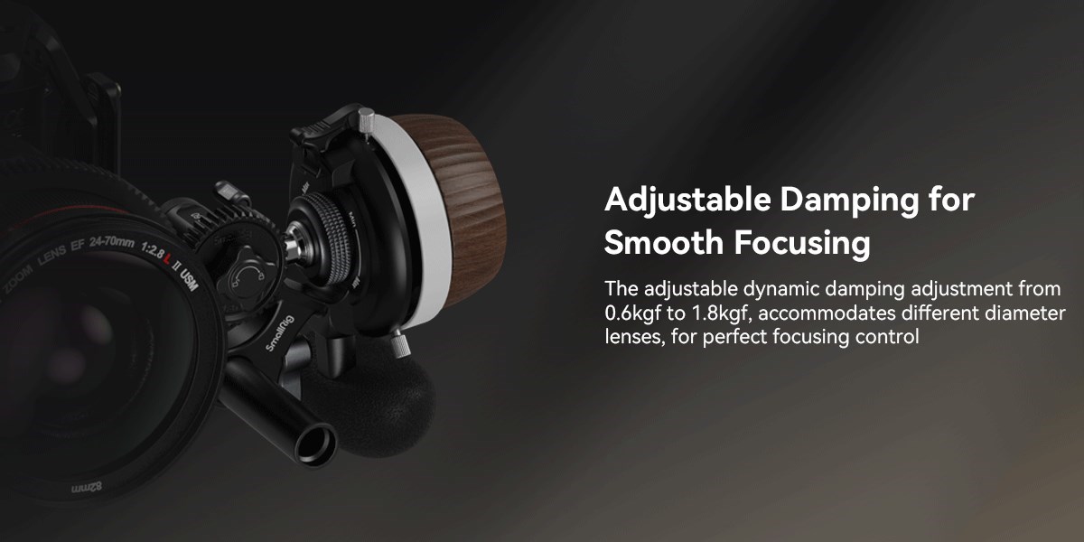 SmallRig フォロー フォーカス F60 調整可能なノンストップ ダンピング