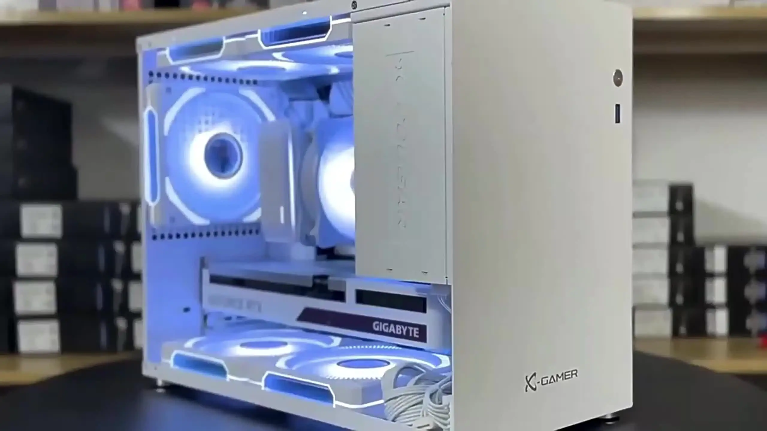 PowerTrain X-GAMERX X100 M-ATX ポータブルコンピューターケース ITX