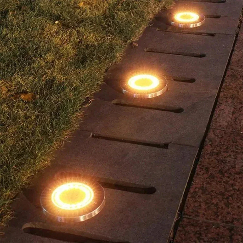 20LED Solar Power Disk ogrodowa światła słonecznego światło podziemne światło pokładowe reflektor zakopany lampa solarna Led dekoracji ogrodu