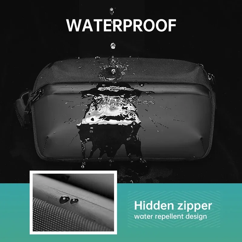 Waterproof Men Business Messenger Crossbody Bag