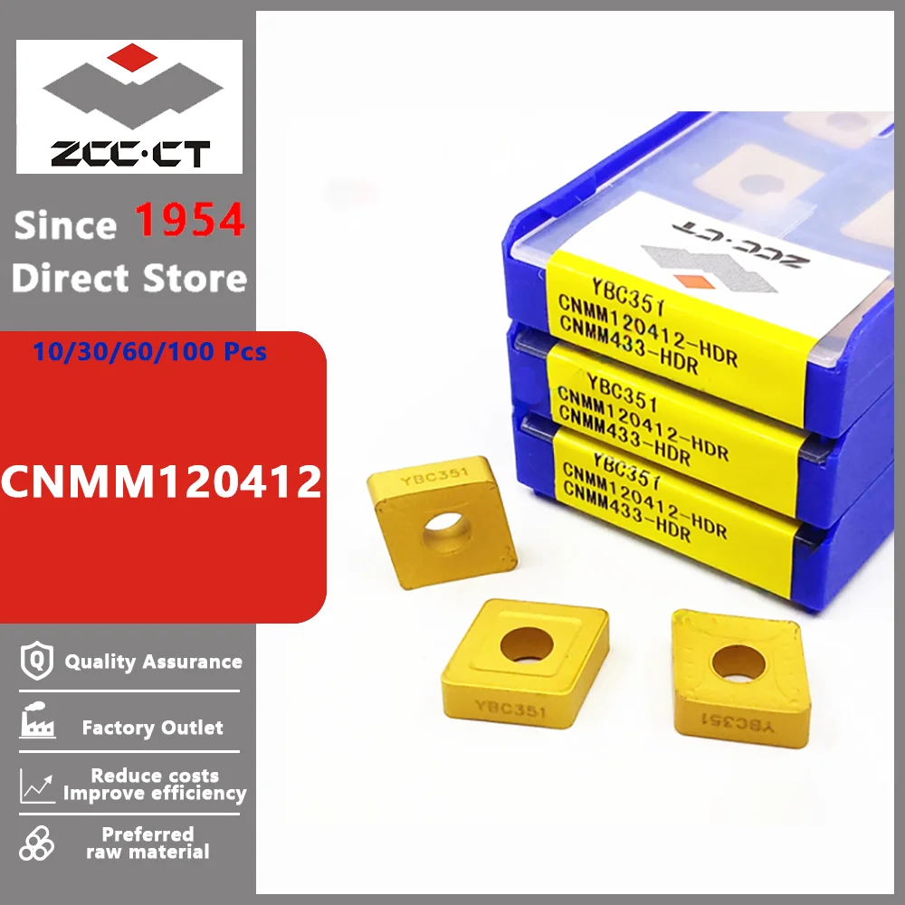 ZCC CT CNMM120412-HDR CNMM120412-DR CNMM 120412 Roughing & Gravity