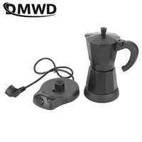 110V Italian Mocha Pot Electric Coffee Maker 300ML Hand Brew Moka Pot Espresso Americano Extractor Coffee powder Drip Filter Pot 1