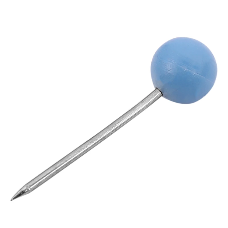 Push Pins 1000 Pieces 1/8 Inch Map Tacks Plastic Round Heads Steel Needle Points 10 Colors