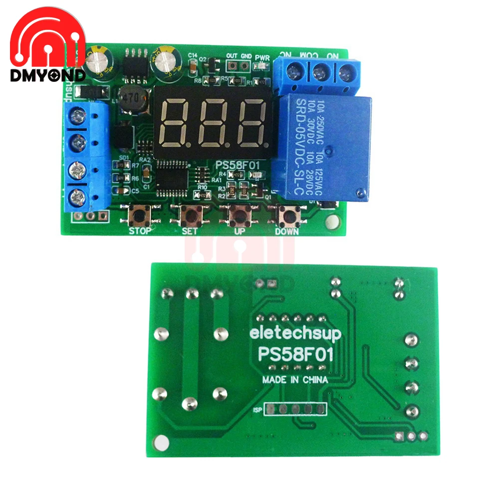 

DC 0V-60V Protection Board Module with LCD Display Charging Discharging Protection Board for 18650 Lead Acid Lithium Battery