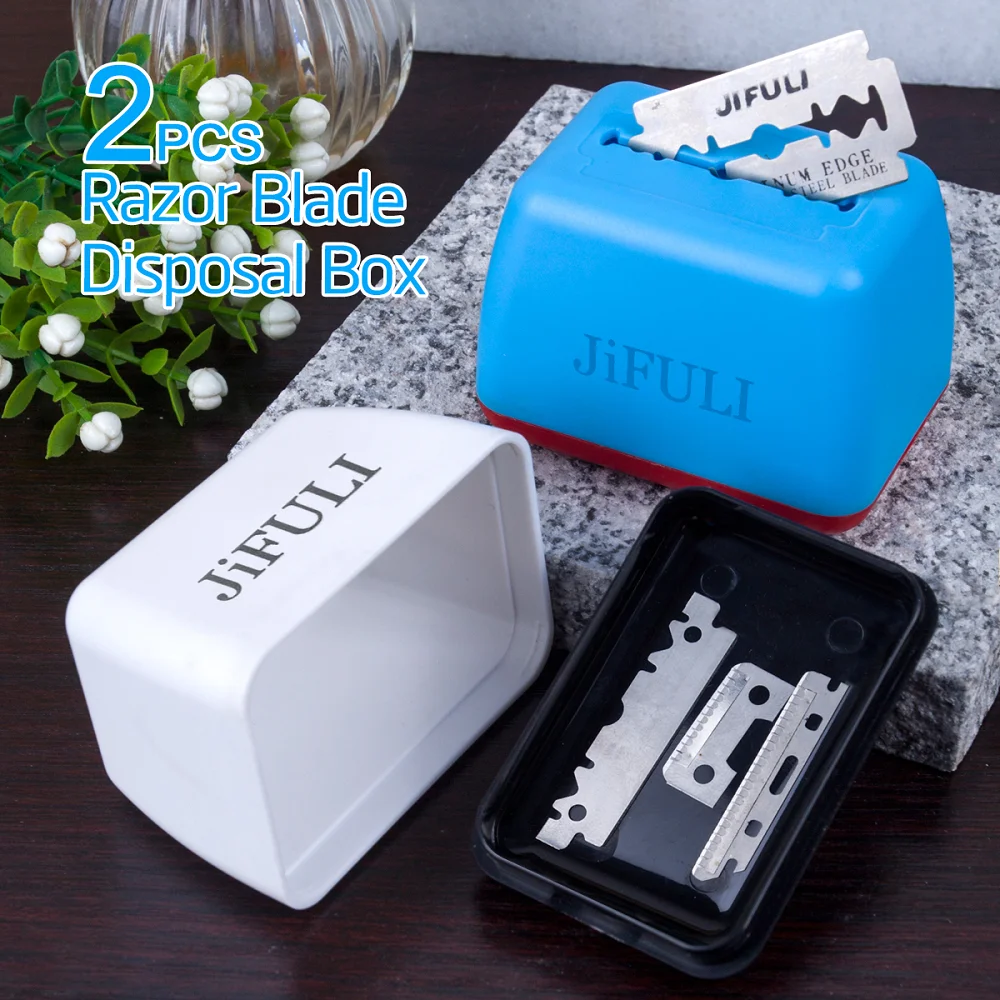 Razor Blade Storage and Disposal Safety Box