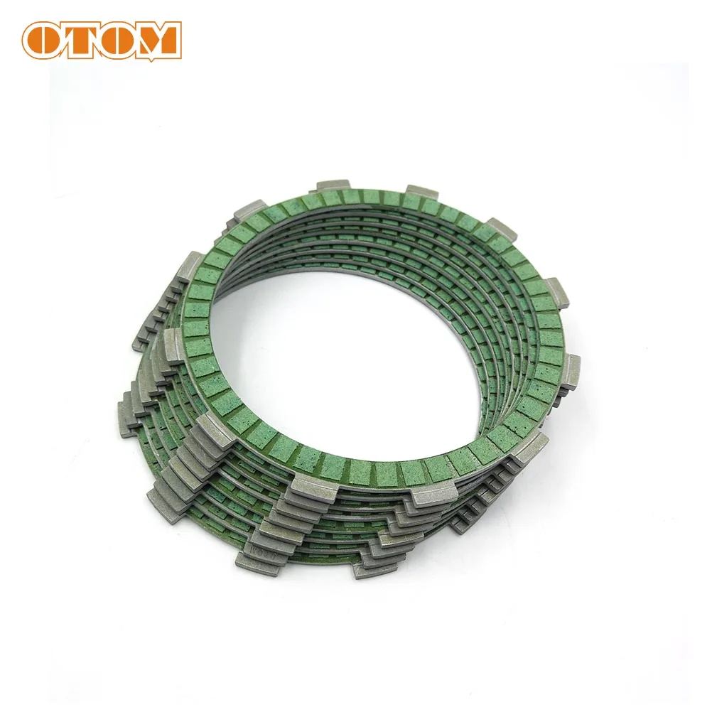 OTOM Motocycle Clutch Friction Plates Disc Set For ZONGSHEN NC250 NC450 Engine KAYO T6 BSE J5 RX3 AVANTIS Enduro MOTOLAND Motax