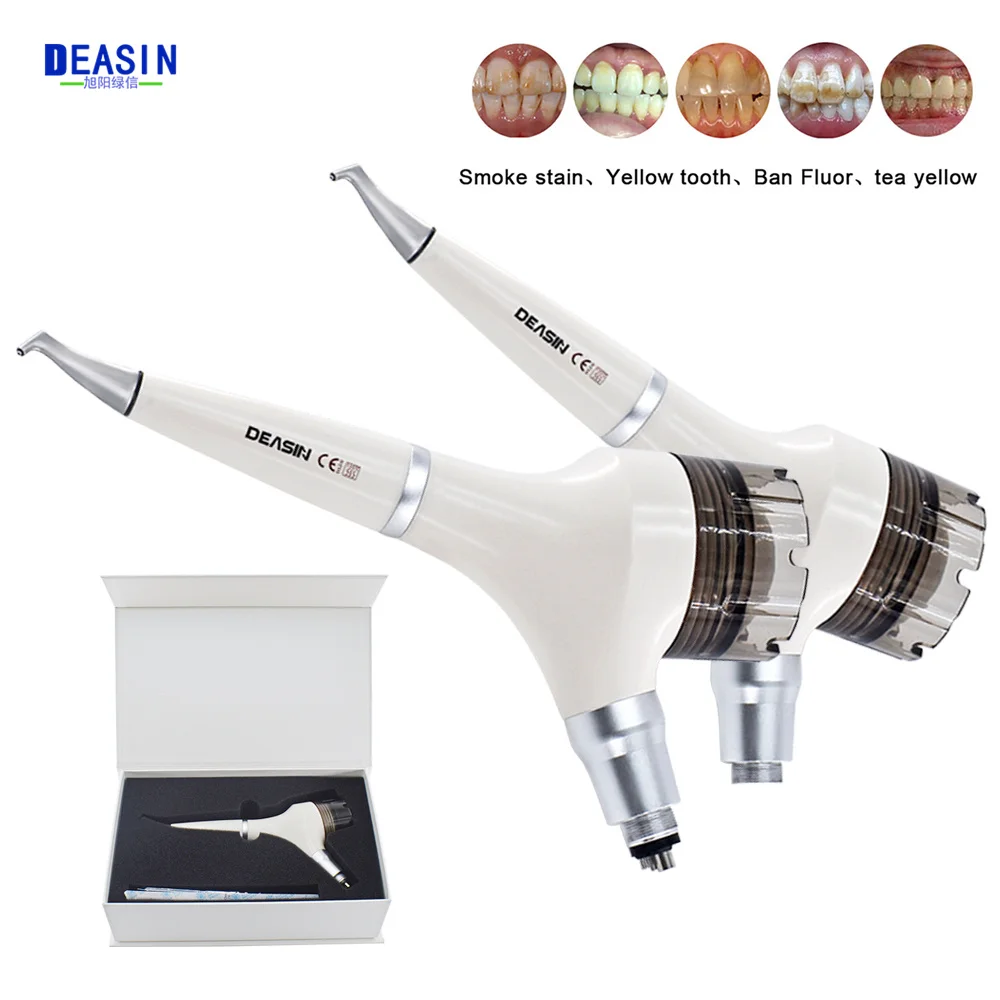 

Dental Air Prophy Unit Teeh Whitening Spary Polisher Dentistry Use Sandblasting Machine Air Flow Air Jet 2 Hole 4 Hole