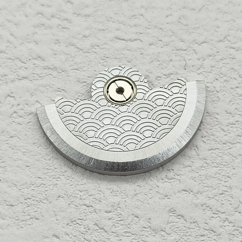 Wavy Pattern Watch Movement Oscillating Weight Rotors Replacement Parts