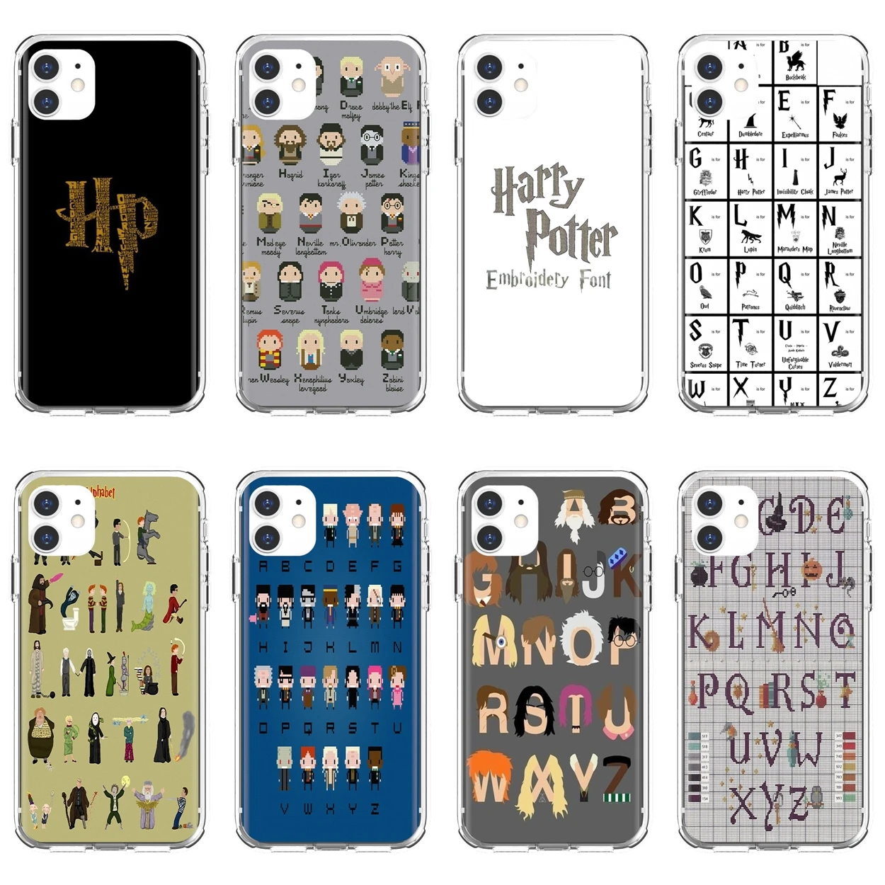 Для iPhone 10 11 12 13 Mini Pro 4S 5S SE 5C 6 6S 7 8 X XR XS Plus Max 2020 Гарри-Поттер-Алфавит-постер