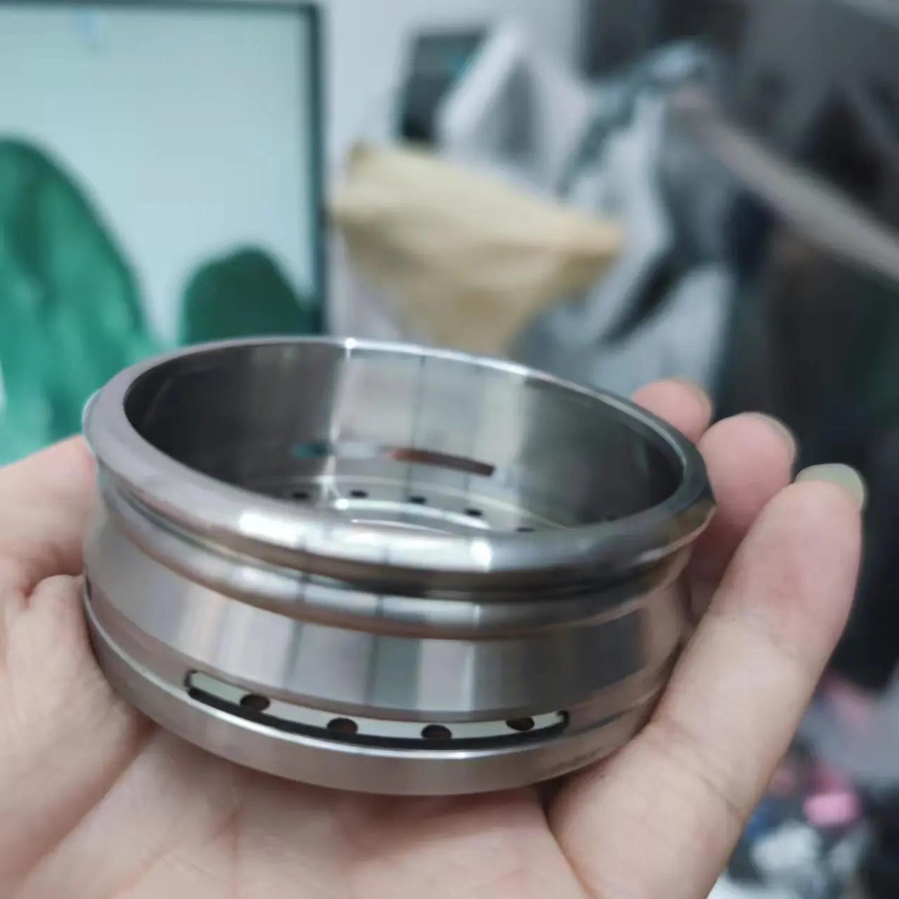 Stainless steel Heat Management Base For Shisha Bowl Hookah Accessories