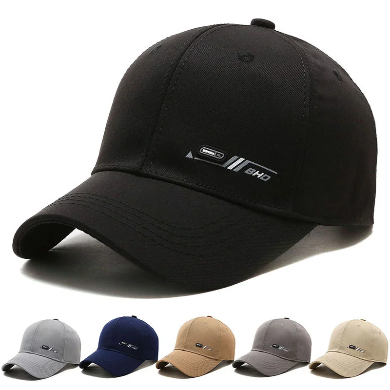 

Classic Baseball Cap Unisex Strapback Hat Cotton Dad Hat Daily Athletic Caps Trucker Hat