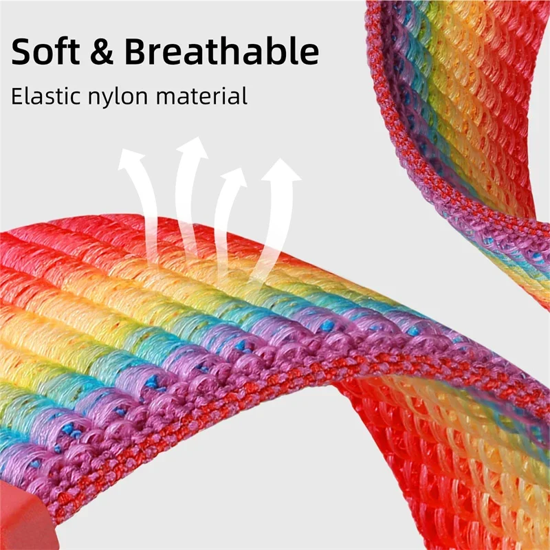 Breathable Nylon Loop Strap - Sport Replacement Bracelet Wristband