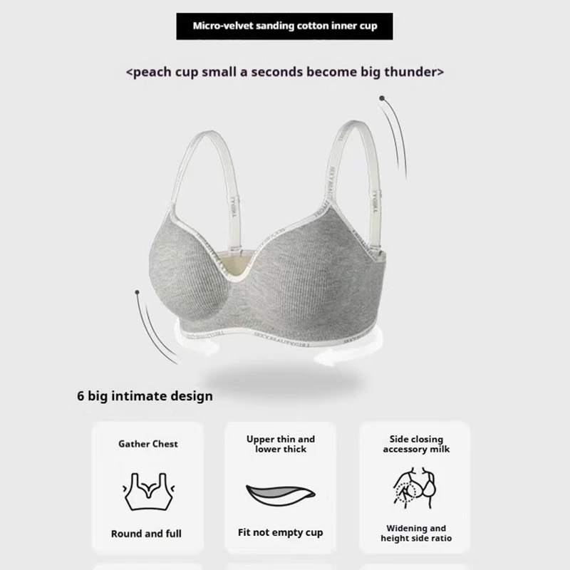 Padded Push-Up Bralette - Adjustable Wireless Comfort Bra