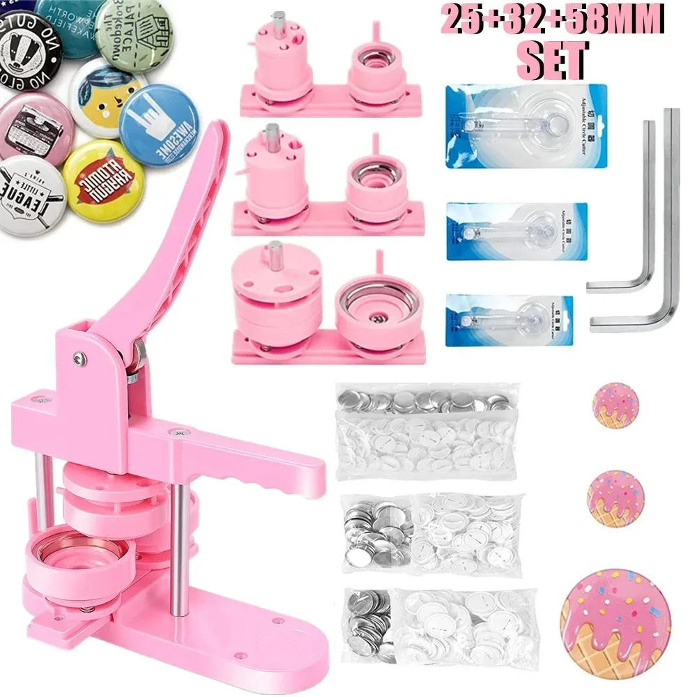 Máquina Para Hacer Insignias, Máquina Para Hacer Botones, Br | Cuotas