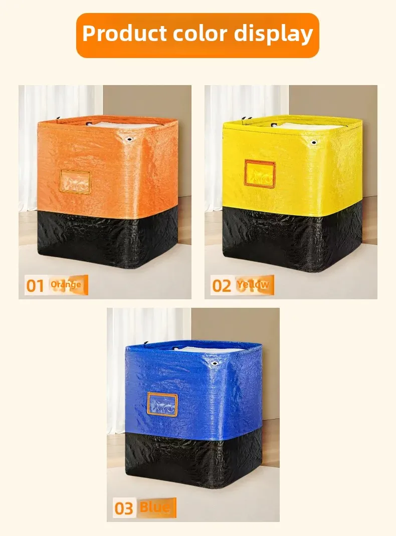 Umzugsverpackungsbeutel, Aufbewahrungsbeutel, verdickt, verschleißfest, wasserdicht, feuchtigkeitsbeständig, Pakettransferbeutel, multifunktionaler Reißverschluss – Detail 13