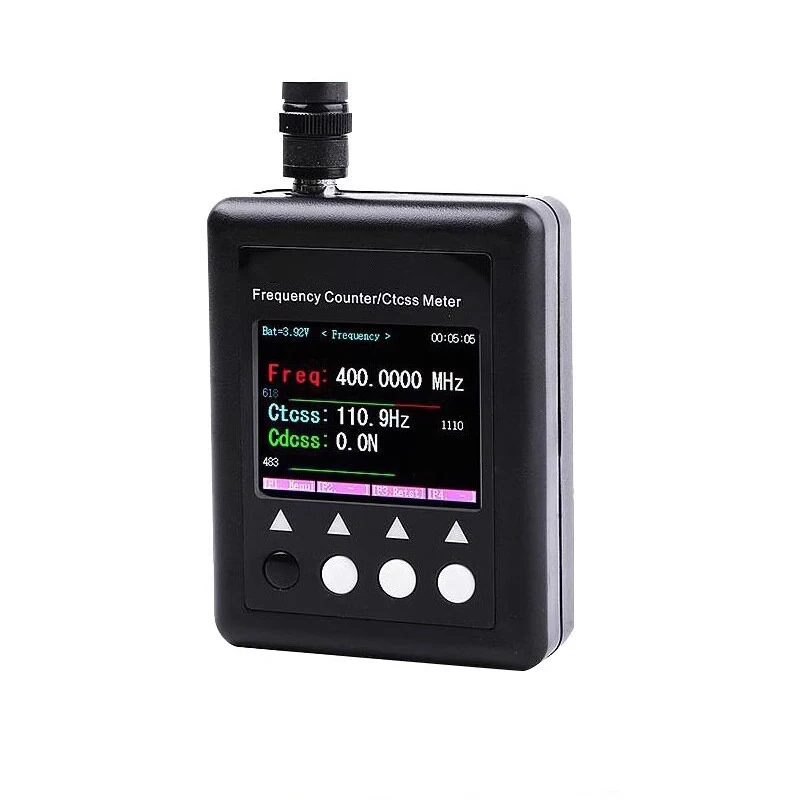 New Frequency meter SURECOM SF-401 plus Frequency Counter 27Mhz-3000Mhz Radio Portable Frequency meter with CTCCSS/DCS Decoder