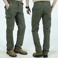 Military Tactical Pants Cargo Men Waterproof Trousers Casual Pants Wear-resistant Multi-pocket Outdoor Hiking Work Trousers Male 2