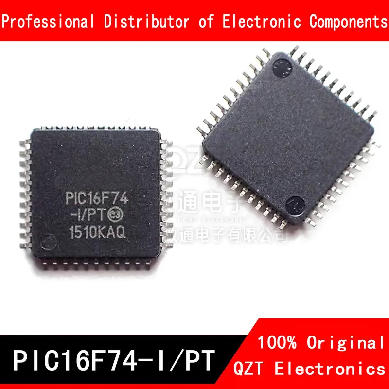 Φ/PT QFP PIC16F74 16F74 PIC16F74-I