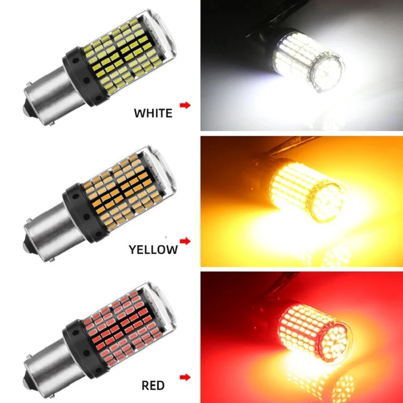  õ 1157 LED , 3014 144smd Canbus S25 1156 P21W BA15S LED BAY15D BAU15S PY21W T20 LED 7440 7443 W21W, 1 