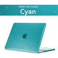 Glitter Star Cyan