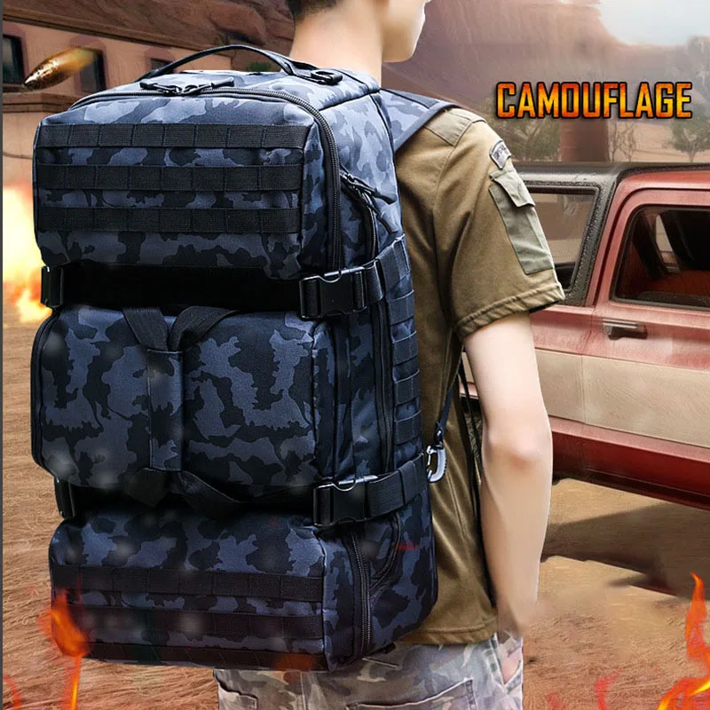 

OULYLAN Outdoor New Large Capacity Backpack Men's Travel Luggage Bags Casual Backpacks Multifunction Camping Hiking Bags