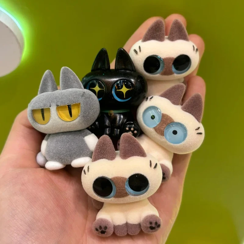 Genuine Moe Azukisan Series Blind Box Siamese Cat Bean Paste Mini