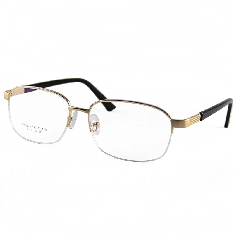 

RUI HAO EYEWEAR Large Eyeglasses Frame Men Half Rimless Men Eyeglasses Prescription Glasses Brand Eyewear Frames Vitra oculos
